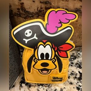 NIB Mickey & Friends Halloween Mini-Backpack Bag Charm - Confirmed Pluto Pirate